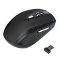 thumbnail image 2 of Computer 2.4Ghz Wireless Optical Mouse with USB Receiver 6 Buttons Gaming Mice 800/1200/1600DPI Desktop PC Laptop Accessories Matte Black, 2 of 9