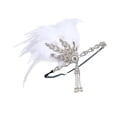 thumbnail image 3 of Diadema Estilo Flapper, Accesorio Para El Cabello, Diadema De Plumas Con Tema De Los Años 20 Para Mujer, Yuyangstore  Tocado de aleta, 3 of 8