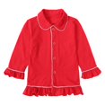 thumbnail image 3 of Venta caliente 2024, pijamas para bebés, niños y niñas, conjuntos de pijamas navideños familiares a juego, pijamas navideños rojos y verdes para niños, 3 of 5