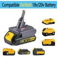 thumbnail image 4 of for Dyson V7 V8 Battery Adapter, Convert for Dewalt 20v Battery to Dyson's Battery, to Replace for Dyson V7&V8 Motorhead Series Cordless Stick Vacuum Cleaner Original Battery (Adapter Only), 4 of 7