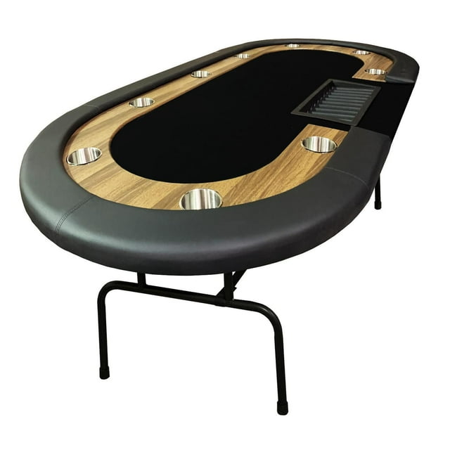 DEALER SUPREME POKER TABLE 9 PLAYERS 84 INCHES with folding legs