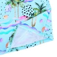 thumbnail image 5 of BAOHULU Girls Swimsuit UPF 50+ Cyan Rash Guard Shirts 3-12 Years, 5 of 5