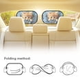 thumbnail image 4 of KUIFORTI Cat Car Window Shades for Kids, Cling Auto Window Shade for Baby In Car, Glare and UV Rays Protection, Suitable for SUVs, Minivans and Full Size Cars, 4 of 8