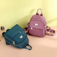 thumbnail image 4 of Mochila de gran capacidad a la moda, bolsa de tela Oxford impermeable, bolsa tipo concha, mochila pequeña informal para viajeros, 4 of 6