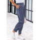 thumbnail image 3 of Pantalones PRETTYGARDEN 2025 de tiro alto, largo hasta el tobillo, gris azul XXL, 3 of 8