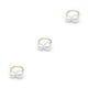 thumbnail image 4 of Anillo de Aleación Ajustable Sonducket Oro Estructura Simple Multipropósito Exquisito, 4 of 6