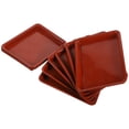 thumbnail image 4 of KAKOWELY Rectangular Flowerpot Water Tray Plastic 10Pcs 7.9X6.1X1In, 4 of 8