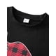 thumbnail image 4 of Pijamas navideños para toda la familia: camisetas de manga larga con estampado de gorro de Papá Noel y pantalones a rayas. Ropa de dormir navideña., 4 of 9