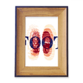 thumbnail image 1 of Footprints Overlap Photo Frame Exhibition Display Art Desktop Painting, 1 of 3