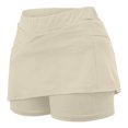 thumbnail image 4 of biudgviw Womens Tennis Skirt High Waisted Workout Golf Skirt with Shorts Solid Color Summer Comfy Athletic Skorts, 4 of 6