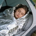thumbnail image 6 of Emergency Blankets Mylar Thermal Blanket,(10 Pack) of Gigantic Space Blanket 51*82 in. Survival Blankets Camping Gear,First Aid, 6 of 6