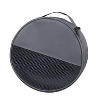 ACDANC Round Plate Carriers Bag with Zippers and Handle for Outdoor Camping Tableware Storage Dish Organizers Picnics Plate Bag