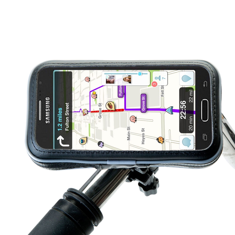 14.5cm Extended Mororcycle Handlebar Mount TiGRA MountCase for Samsung Galaxy S20 Plus (sku 54483)