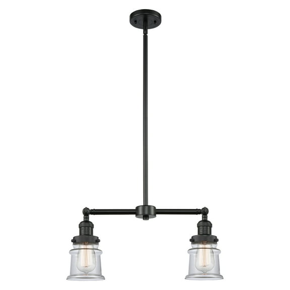 Innovations Lighting 209 Canton Canton 2 Light 21" Wide Linear Chandelier / Semi-Flush