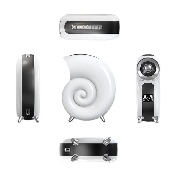 Altavoz inteligente con luz de caracol popular, faro con colores mágicos RGB, control por aplicación móvil, viene con ruido blanco