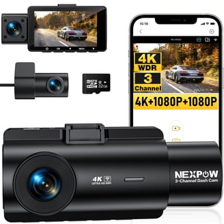 AZDOME, Dash Cam, GS63H Pro, 4K Front WiFi GPS Night Vision