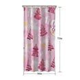 thumbnail image 5 of Pink Christmas Tree Shower Curtain 36"x72" ,Bathroom Decorative Shower Curtains Set with 12 Hooks,Modern Waterproof Washable Shower Curtain, 5 of 6