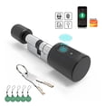 thumbnail image 2 of Euro Home Door Smart Lock Cylinder With Tuya Digital IC Card Finrprint Keys Unlock Adjustable Core Electronic Locks ,More Secure, 2 of 7