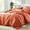 Burnt Orange, variant on Flymme Burnt Orange Comforter Set Queen Size 7 Pieces Bed in a Bag Shabby Chic Bedding Farmhouse Soft Microfiber Boho Bed Set for All Season