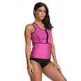 thumbnail image 4 of Sauna Sweat 2 in 1 Tank Top with Adjustable Belt - Pink, Large, 4 of 7