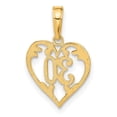 thumbnail image 4 of Finest Gold 10K 30 in Heart Cut-out Pendant, 4 of 4
