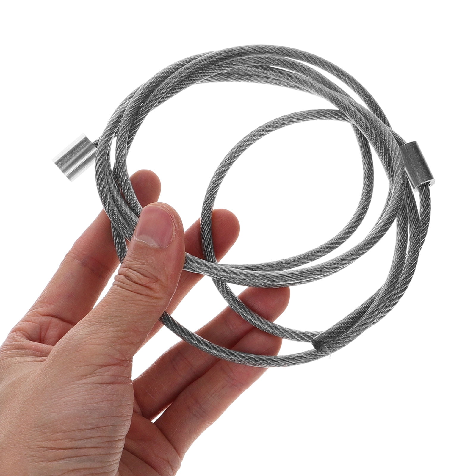 FRCOLOR 3pcs Heavy-Duty Basketball Net Cord Durable Steel Wire  Basketball Frame Net Threading String Steel Wire Basketball Hoop Nets Fixing Cord for Repair