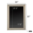 thumbnail image 2 of Ilyapa Rustic Wooden Magnetic Kitchen Chalkboard Sign - 20x30 Inch Graywash Framed Wall Hanging Chalk Board for Farmhouse Decor, Wedding, Restaurant, 2 of 7
