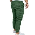 thumbnail image 3 of One opening Men's Relaxed Fit Cargo Pants Big and Tall Classic Joggers Work Trousers with Pockets, 3 of 5