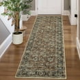 thumbnail image 1 of Runner Rug, Washable Runner Rug Non-Slip Area Rug, Stain Resistant Floor Carpet for Hallway Kitchen Doorway Bedside, 1 of 10