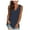 Navy, variant on LEAVINGSUO Womens Tank Tops Summer Women's Fashion Solid Vest Loose Sleeveless V-Neck T-Shirt Pullover Tops Mint Green L