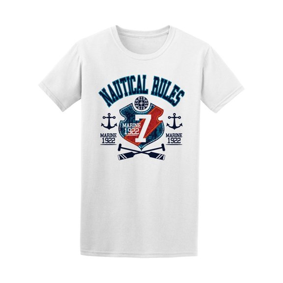 Nautical Rules Marine '22 Sailor Tee Men's -Image by Shutterstock