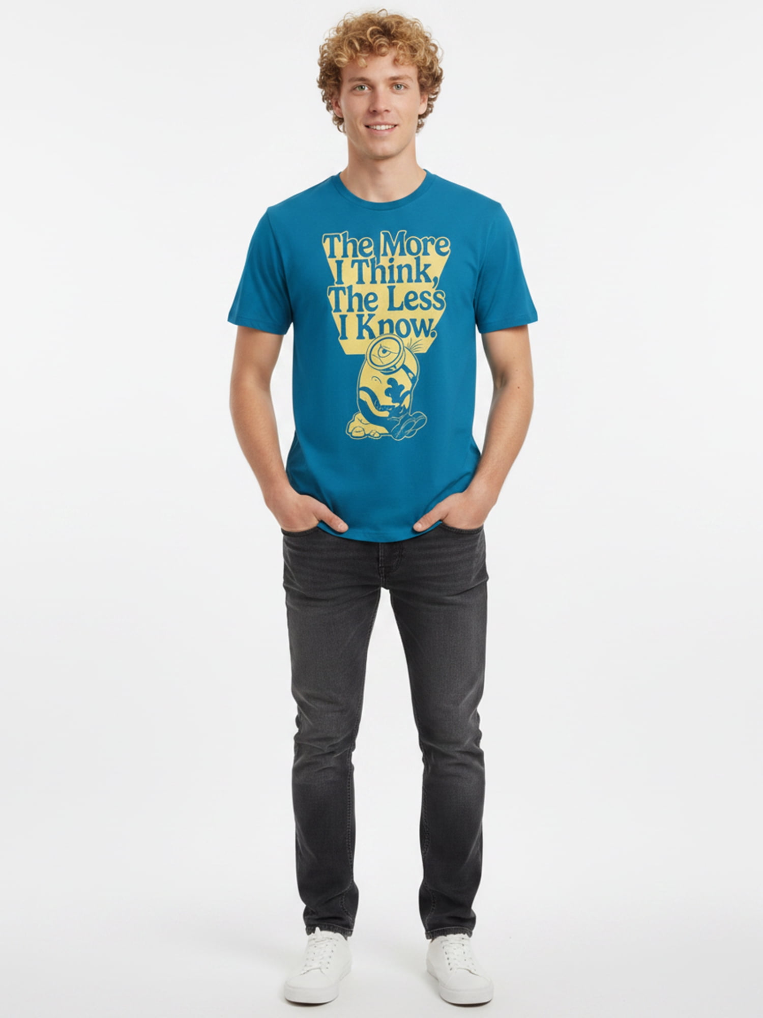 Despicable Me, Men's & Big Men's Graphic T-Shirt, Blah Blah Blah, Sizes S-3XL
