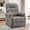 Light Grey, variant on Korser Recliner Chairs for Adults with Fixed Base Push Back Recliner Chair for Living Room,Small Recliner Sofa for Small Spaces,Linen Fabric,Brown