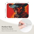 thumbnail image 4 of Vsdgher 60s Western Skull Cowboy Hem Mat 40x60 - Multipurpose Doormat for Indoor & Outdoor Use - Welcome Your Guests with our Entrance Mat, 4 of 6