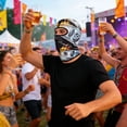 thumbnail image 4 of 3D Printed Breathable Full Face Mask, Windproof Sunscreen Hood for Motorcycle Cycling and Carnival, Multicolor, One Size, 4 of 5