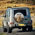 thumbnail image 5 of Honeii Cute Prairie Sheep Herd Print Tire Covers, Waterproof Anti-UV Sun Snow Rain Tire Covers for Trailers, RV, Camper, SUV, Truck-, 5 of 6