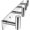 Polished Chrome, variant on PETGLE Wall Hooks for Hanging, Black Coat Rack Wall Mount with 6 Coat Hooks, Towel Hanger, Hat Hooks, Robes Hook in Bathroom, Bedroom, Kitchen, Living Room (1PACK)