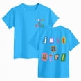 thumbnail image 3 of kpoplk Graphic Tees for Girls Kids Summer Tops Crewneck Short Sleeve T Shirt 5-14 Years(Sky Blue,3-4 Y), 3 of 6