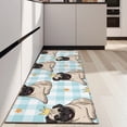 thumbnail image 4 of Pug with Crown Kitchen Rug Mat,Kitchen Runner Rugs Non Skid Washable,Decorative Kitchen Floor Mats for Kitchen,Sink,Laundry,17"X47", 4 of 5