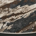 thumbnail image 3 of SAFAVIEH Pacific Nick Abstract Area Rug, Dark Grey/Beige, 10' x 10' Round, 3 of 8
