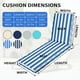 thumbnail image 4 of Cojines para Tumbona de Exterior Iheqard para Patio 180x56x8 cm, 4 of 7