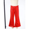 thumbnail image 5 of IEFIEL Big & Little Girls Shiny Sequins Jazz Hip-Hop Dance Pants Bell Bottoms Flared Pants,Sizes 2-16, 5 of 7