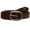 Brown, variant on 1 1/2" (37 mm) Women's Oval Braided Woven Leather Belt