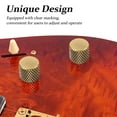 thumbnail image 4 of Perilla de guitarra perilla de barril superior plana Metal de larga duración 4 piezas con llave para guitarra eléctrica ANGGREK Otros, 4 of 8