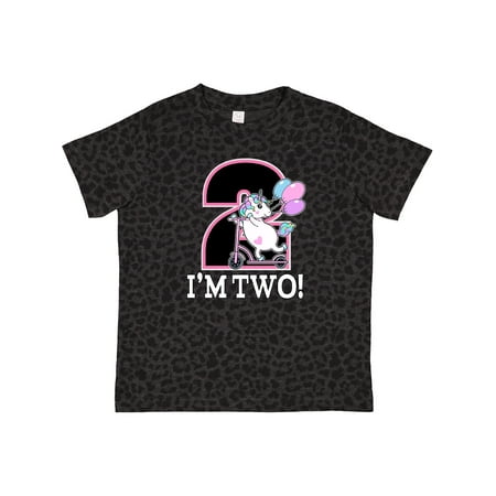 

Inktastic 2nd Birthday Unicorn 2 Year Old Girl Gift Toddler Toddler Girl T-Shirt