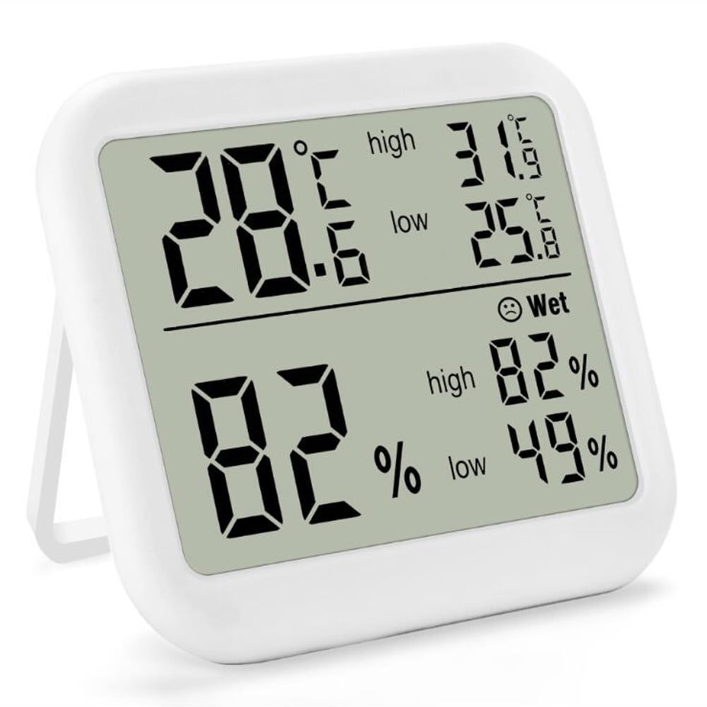 Indoor Large Screen with Display High Low Temperature Humidity Memory High  Precision Digital Electronic Thermometer Hygrometer Home Baby Room  Temperature Humidity Meter - Walmart.ca