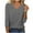 Gray# tops for women, variant on V Neck Tops for Women Stretch Cotton Spandex Long Sleeve Shirts Soft Cozy Fitted T ShirtsSolid Color Basic Tops Green L