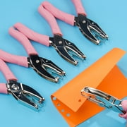 Yirtree Small Mini Tiny Shaped Circle Metal Single Handheld Hole Paper Punch Punchers with Soft-Handled for Tags Clothing Ticket 1.5/3/5/5.5/6mm