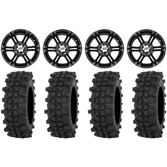 ITP SS212 14" Wheels Black 28" ACP Tires Polaris RZR XP 1000 / PRO XP / Ranger XP 900/1000