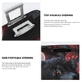 thumbnail image 3 of Yiaed Rose Full Moon Black Wolf Print Travel Luggage Cover Suitcase Protector Fits 18-32 Inch Luggage Wheel Covers Patterned Elastic Luggage Anti-scratch（No luggage）-Medium, 3 of 5